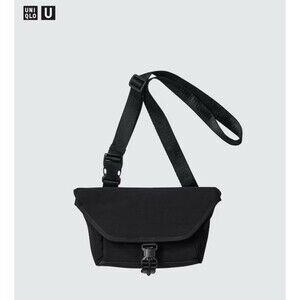 NWT Uniqlo U Mini Messenger Shoulder Bag Black Unisex Christophe Lemaire